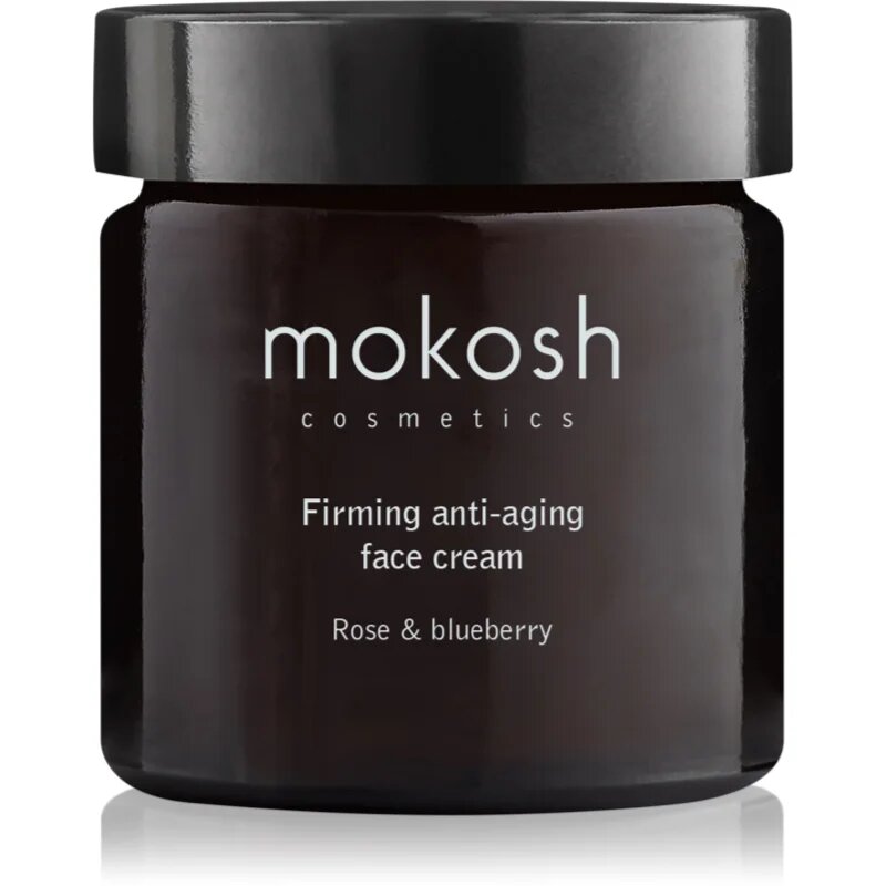 Mokosh Rose & Blueberry krema za učvrstitev obraza proti staranju 60 ml