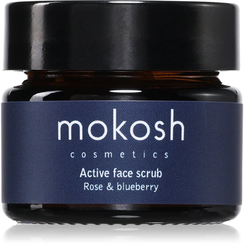 Mokosh Rose & Blueberry posvetlitveni piling 15 ml