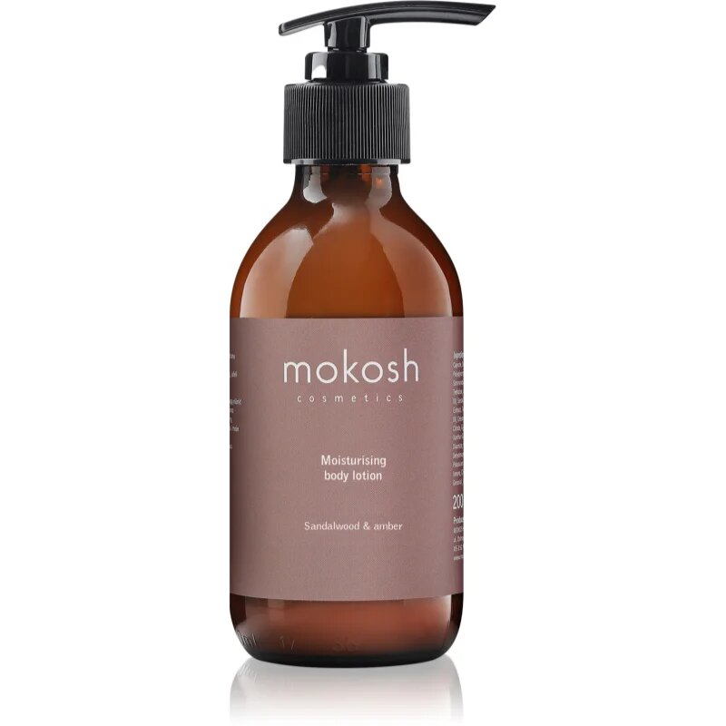 Mokosh Sandalwood & Amber vlažilni losjon za telo 200 ml