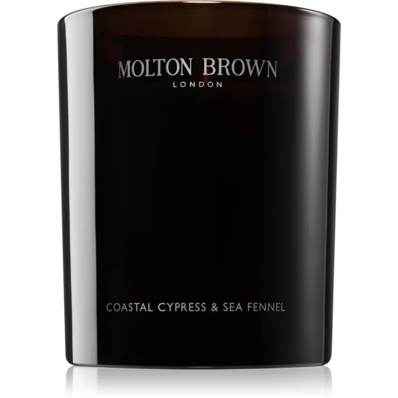 Molton Brown Coastal Cypress & Sea Fennel dišeča sveča z morskimi izvlečki in eteričnimi olji 190 g