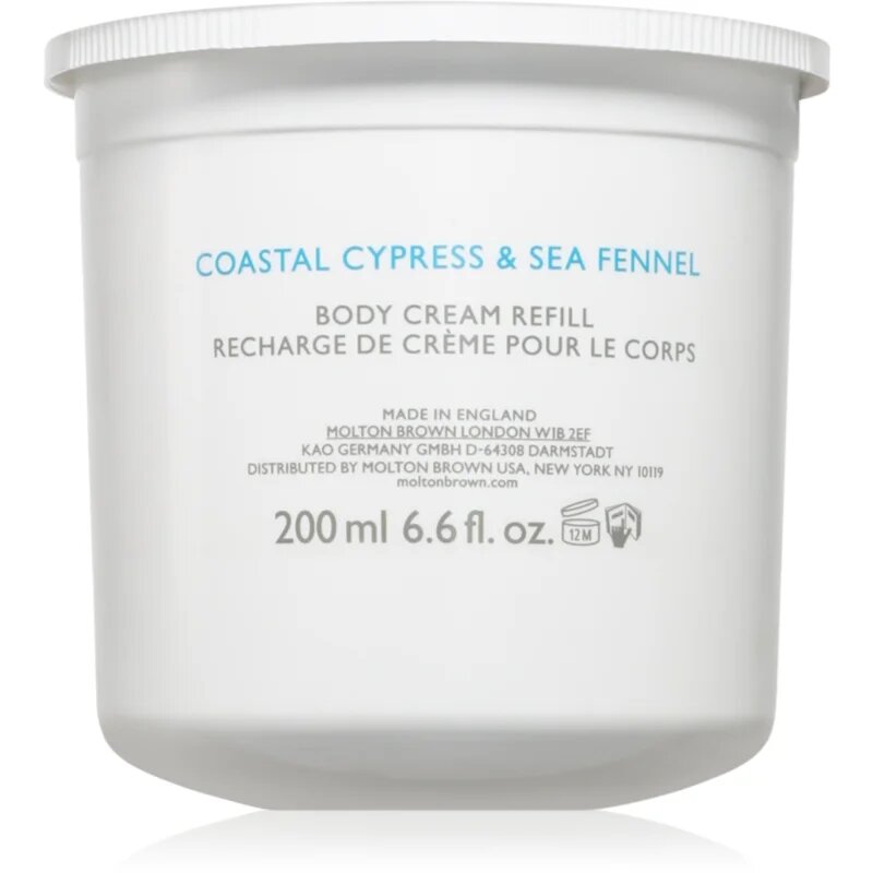 Molton Brown Coastal Cypress & Sea Fennel krema za telo nadomestno polnilo 200 ml