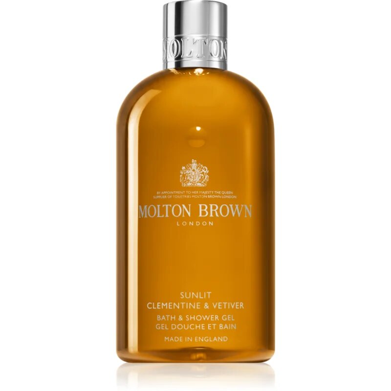 Molton Brown Sunlit Clementine & Vetiver Bath & Shower Gel gel za prhanje in kopanje 300 ml