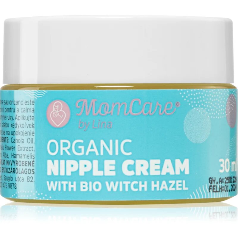 MomCare by Lina Organic Nipple Cream krema za bradavice 30 ml