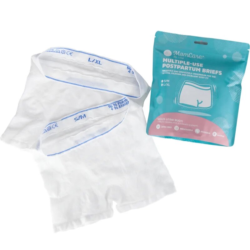 MomCare by Lina Postpartum Briefs poporodne spodnjice S-M 4 kos