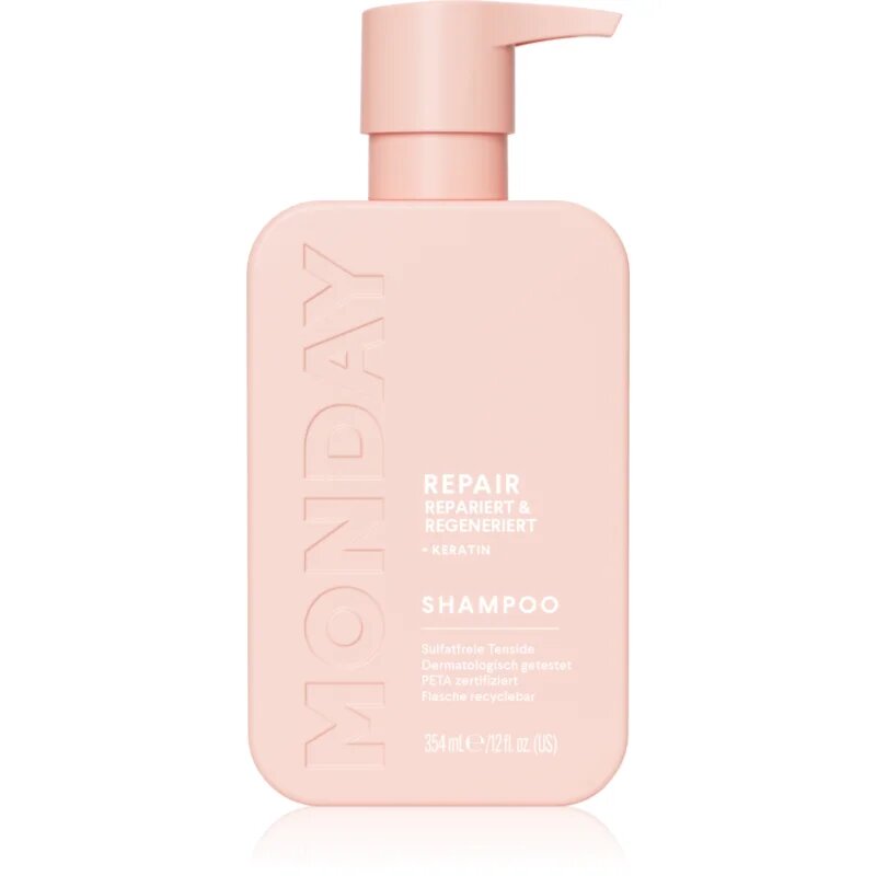 MONDAY Repair obnovitveni šampon za suhe in poškodovane lase 354 ml