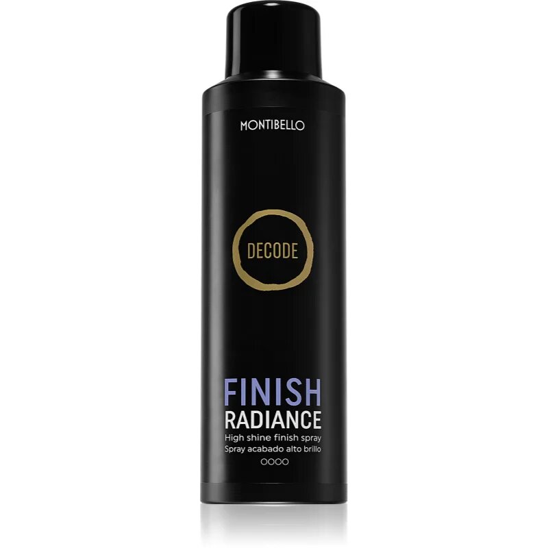 Montibello Decode Finish Radiance Spray hitrosušeče pršilo za lase za sijaj 200 ml