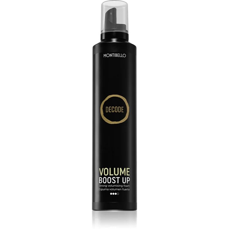 Montibello Decode Volume Boost Up pena za styling las z ekstra močnim utrjevanjem 300 ml