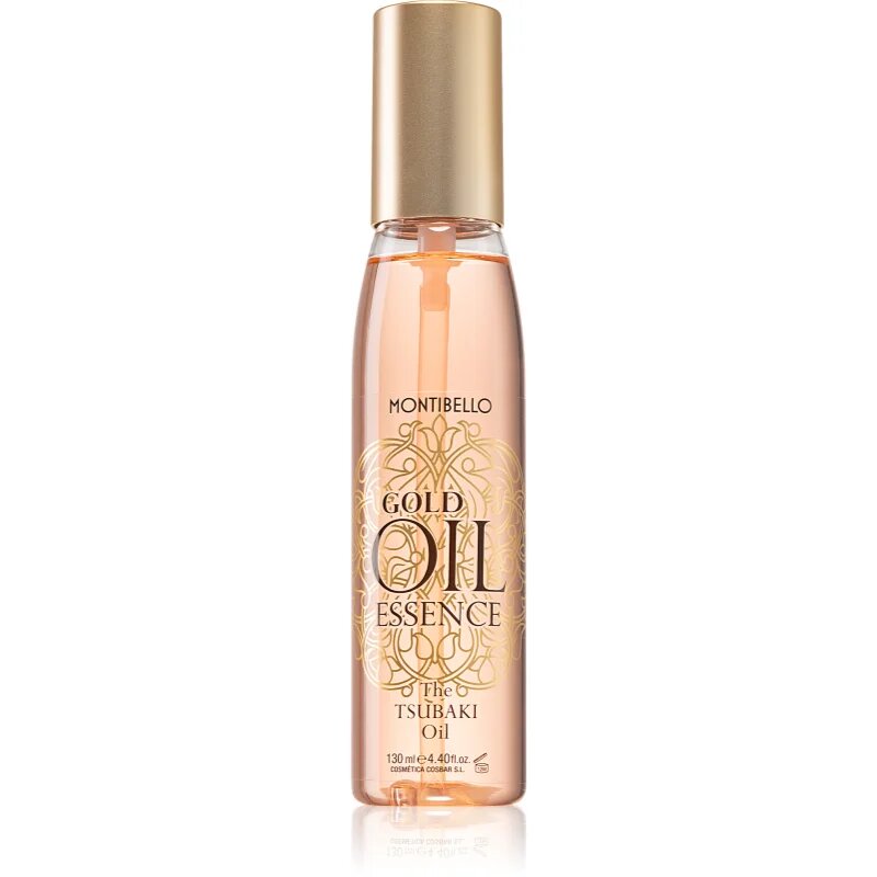 Montibello Gold Oil Tsubaki Oil vlažilno in hranilno olje za lase za zaščito barve 130 ml