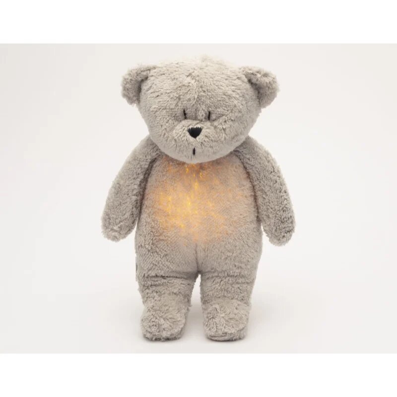 Moonie Bear 2.0 Organic Grey ninica z melodijo 1 kos