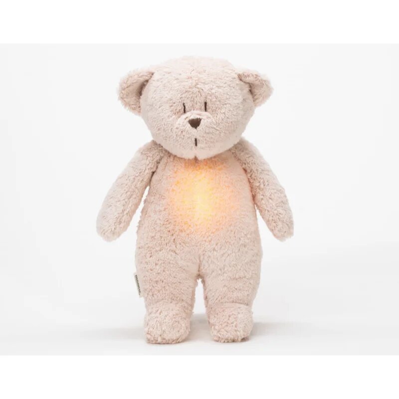 Moonie Bear 2.0 Organic Rose ninica z melodijo 1 kos
