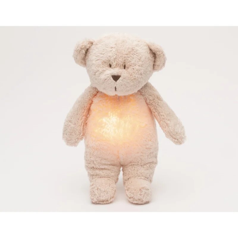 Moonie Bear 2.0 Organic Rose ninica z melodijo 1 kos