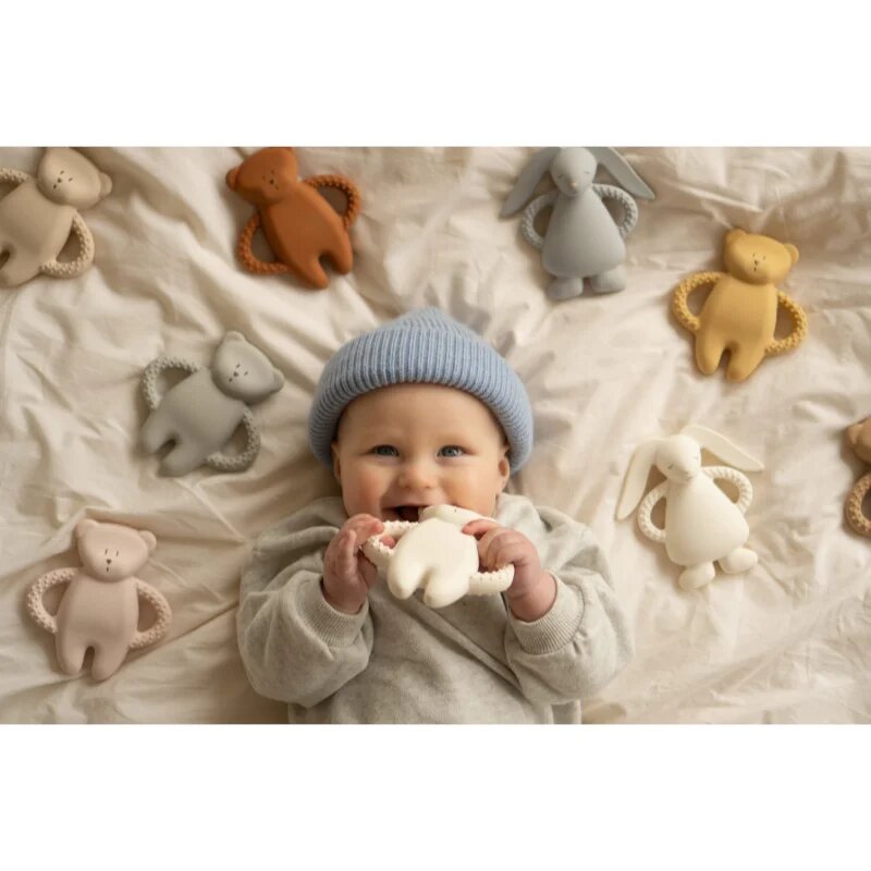 Moonie Natural Teether Cream grizalo 1 kos