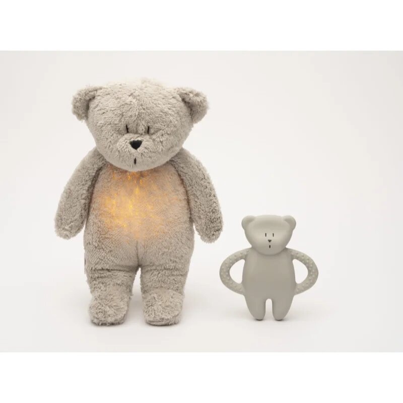 Moonie Natural Teether Grey grizalo 1 kos