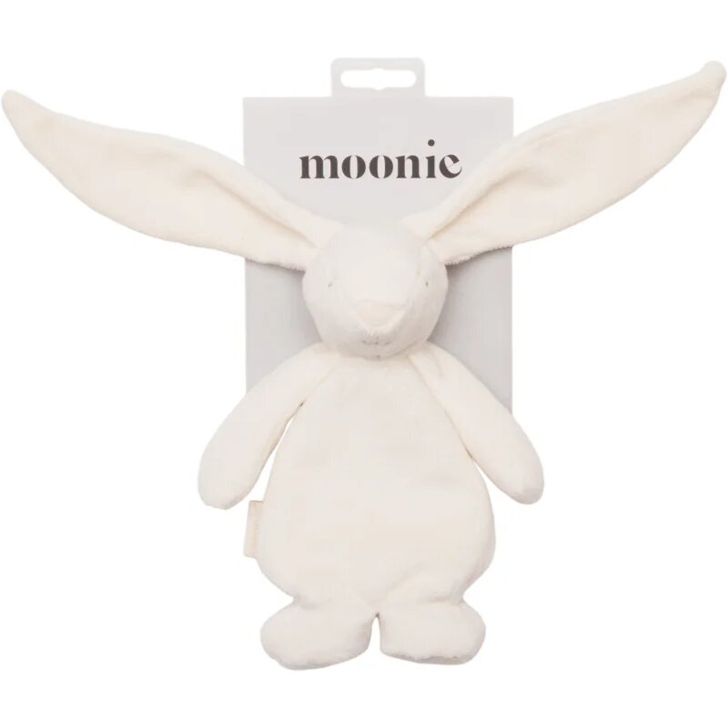 Moonie Sensory Bunny plišasta igrača Cream 1 kos