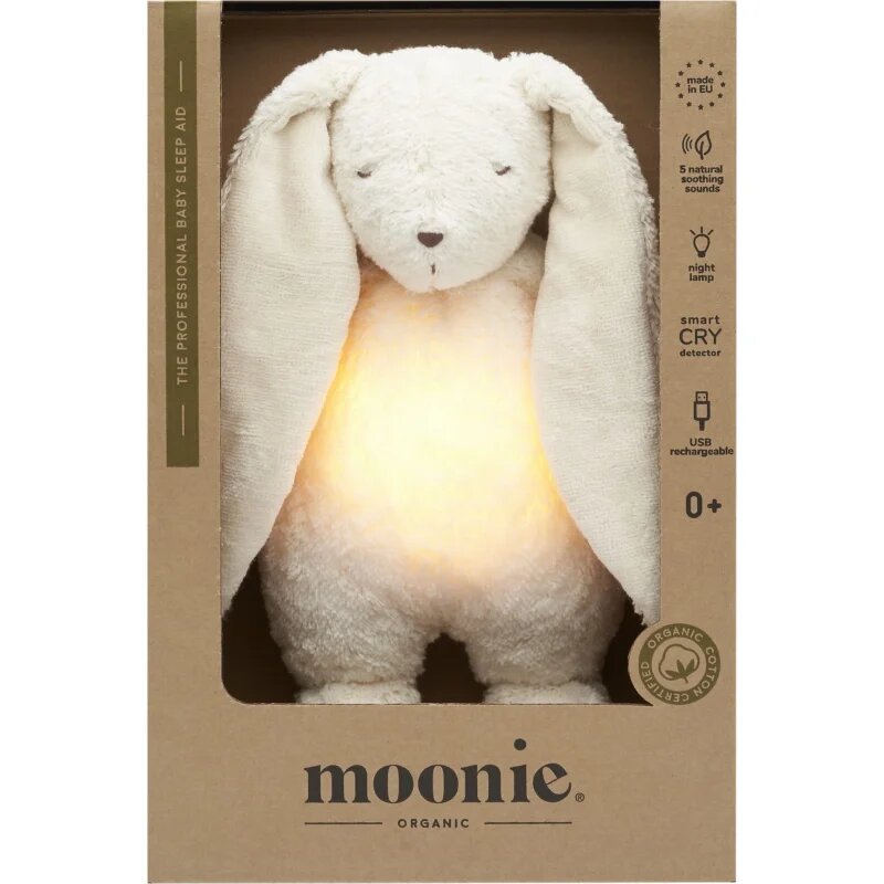 Moonie The Humming Friend 2.0 Organic Polar ninica z melodijo 1 kos