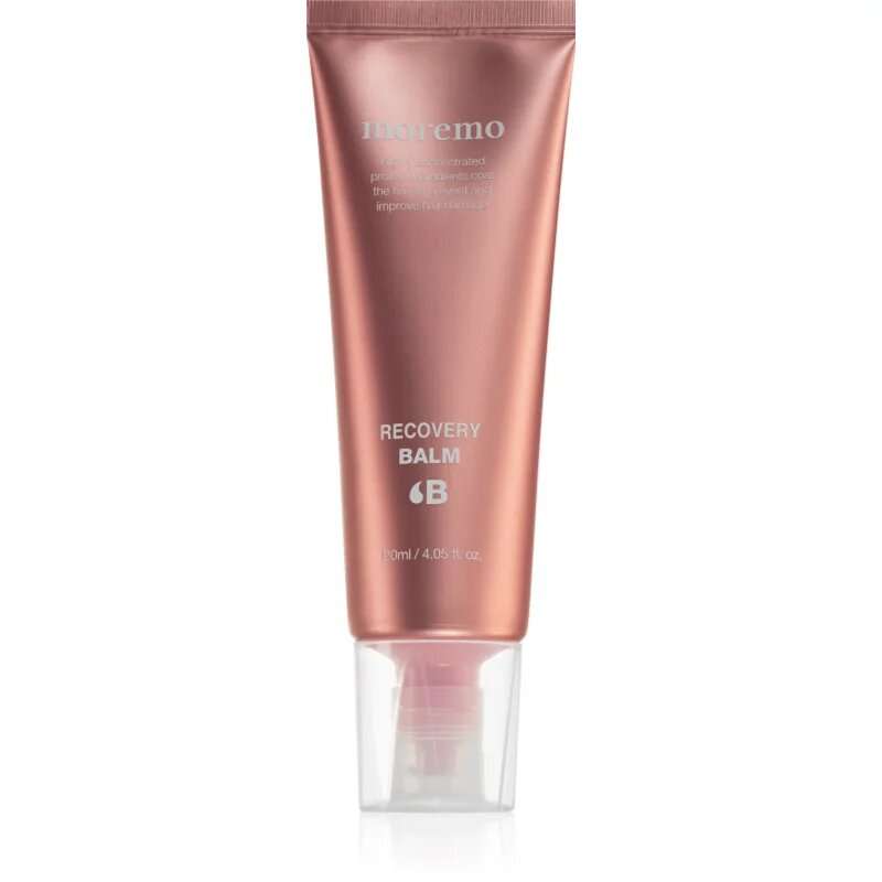 moremo Recovery Balm B regeneracijska nega brez spiranja za zdravljenje poškodovanih las 120 ml