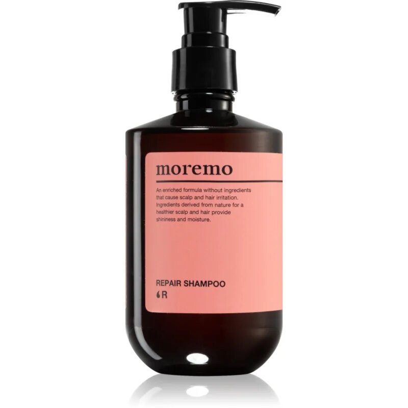 moremo Repair Shampoo R globinsko regeneracijski šampon za poškodovane in krhke lase 300 ml