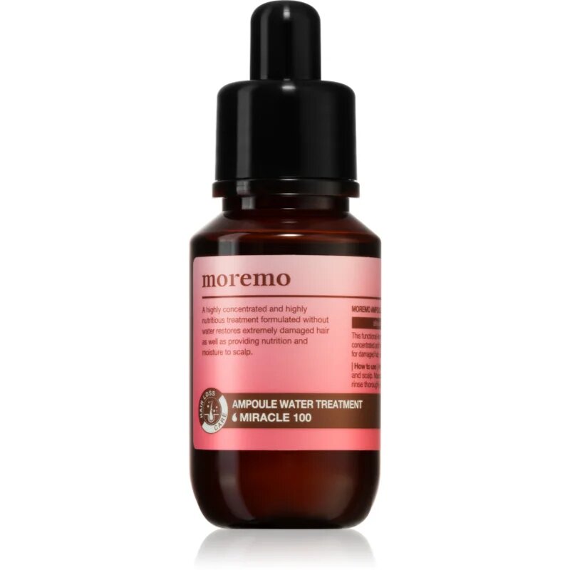 moremo Water Treatment Miracle 100 intenzivna regenerativna nega za lase in lasišče 30 ml