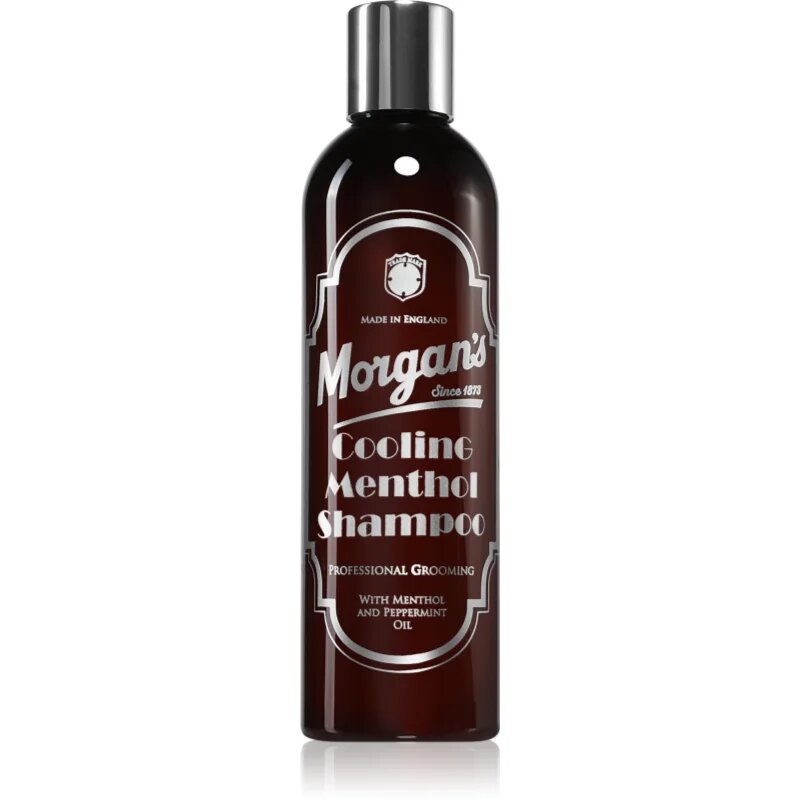 Morgan's Cooling Menthol Shampoo spodbujajoči šampon z mentolom za lase in lasišče za moške 250 ml