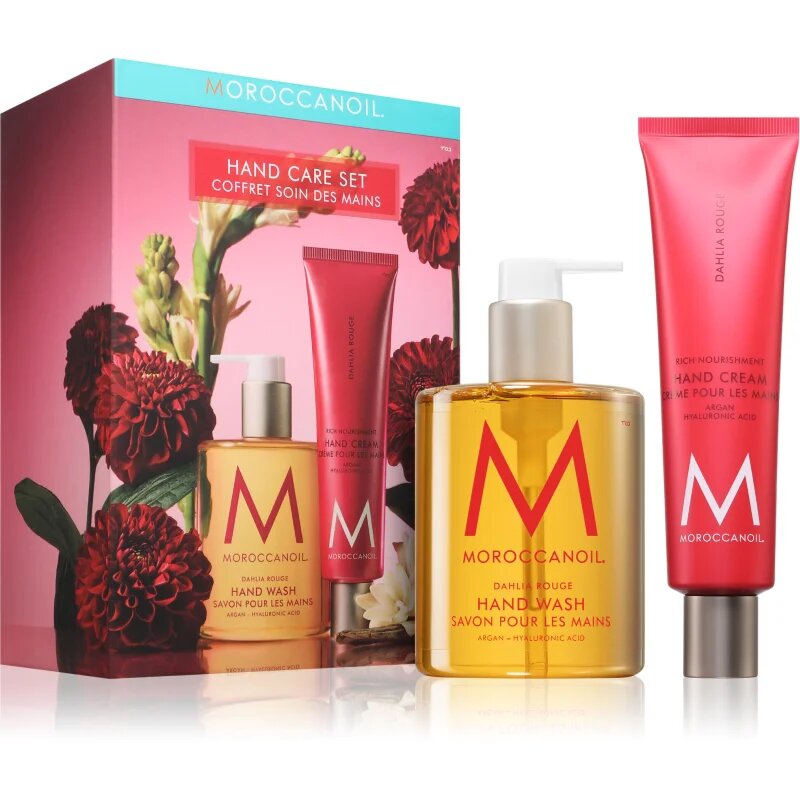 Moroccanoil Body Dahlia Rouge darilni set za roke