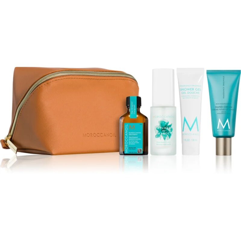 Moroccanoil Body Potovalni set za telo in lase (aqua) 4 kos