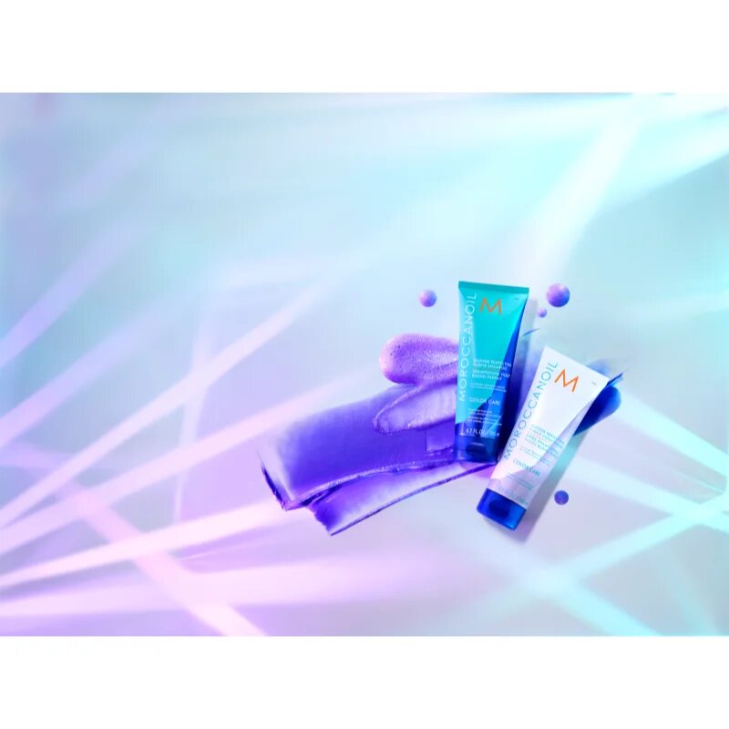 Moroccanoil Color Care Blonde Perfecting Purple Conditioner vijoličen balzam za blond lase in lase s prameni 200 ml