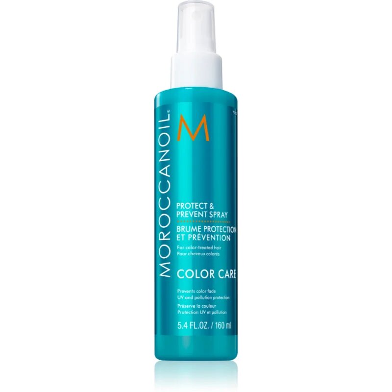 Moroccanoil Color Care Protect & Prevent Spray zaščitno pršilo z vlažilnim učinkom za barvane lase 160 ml