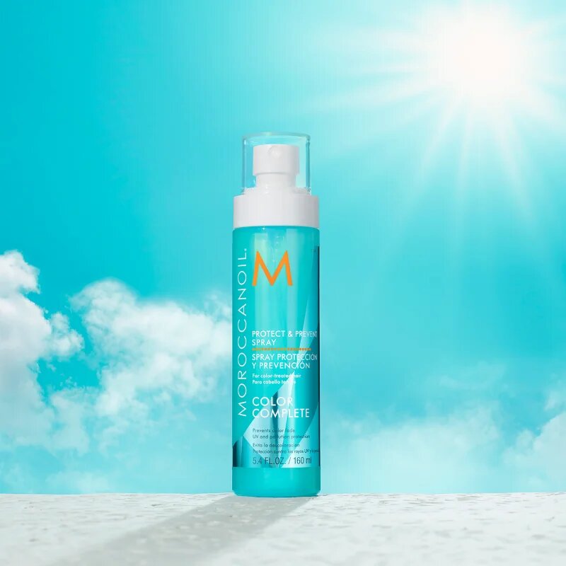 Moroccanoil Color Care Protect & Prevent Spray zaščitno pršilo z vlažilnim učinkom za barvane lase 160 ml