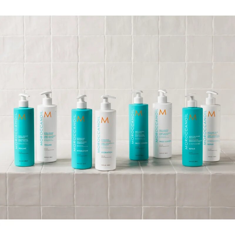 Moroccanoil Frizz Control Shampoo & Conditioner Duo set proti krepastim lasem