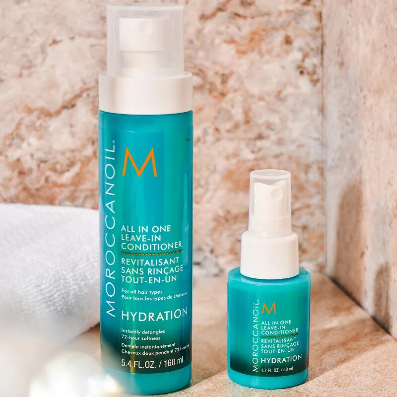 Moroccanoil Hydration Leave-in Conditioner balzam brez spiranja v pršilu za hidracijo in sijaj 50 ml