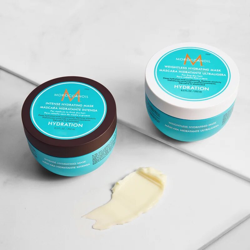 Moroccanoil Hydration Weightless Hydrating Mask globinsko vlažilna maska za suhe in krhke lase 250 ml