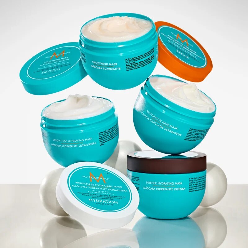 Moroccanoil Hydration Weightless Hydrating Mask globinsko vlažilna maska za suhe in krhke lase 250 ml