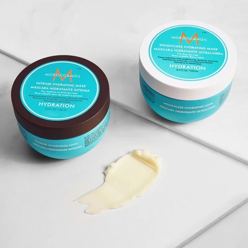 Moroccanoil Hydration Weightless Hydrating Mask globinsko vlažilna maska za suhe in krhke lase 500 ml