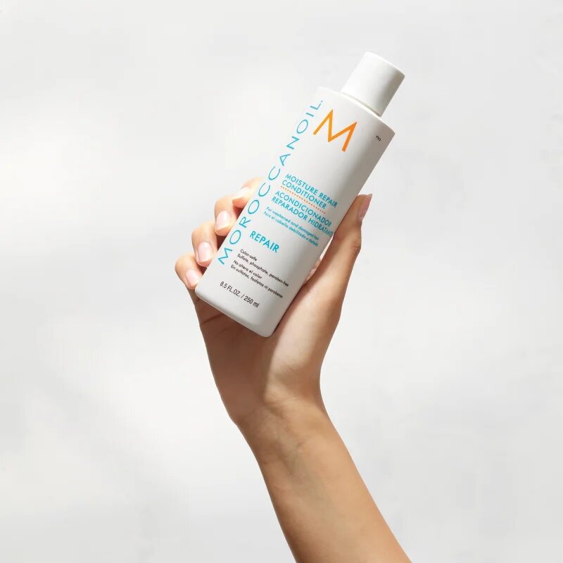 Moroccanoil Repair balzam za poškodovane in kemično obdelane lase brez sulfatov 250 ml