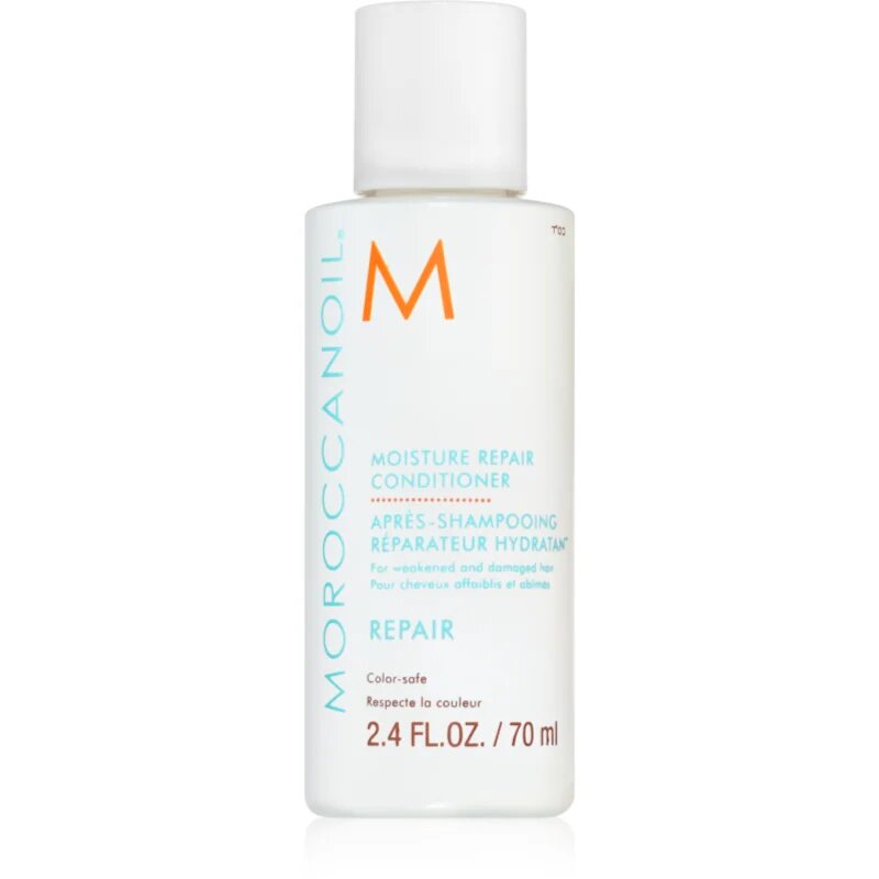 Moroccanoil Repair balzam za poškodovane in kemično obdelane lase brez sulfatov 70 ml