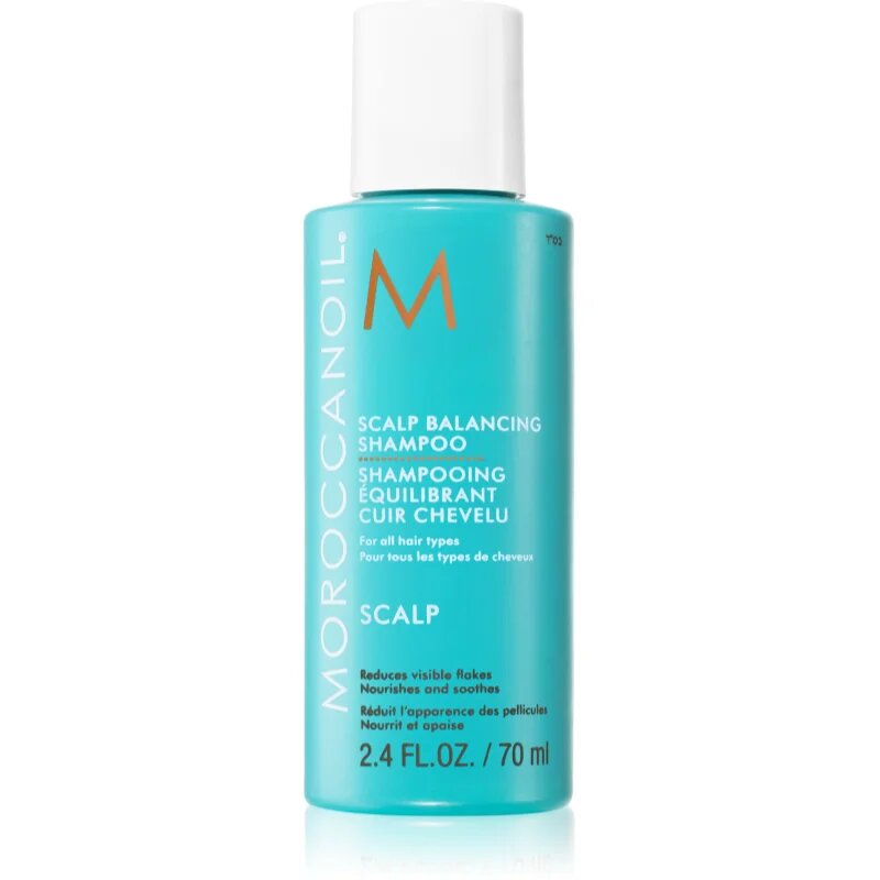 Moroccanoil Scalp Balancing Shampoo pomirjujoči šampon za mastne lase proti prhljaju 70 ml