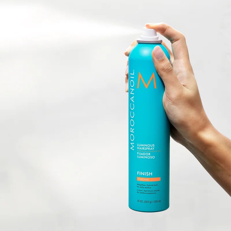 Moroccanoil Style Luminous Hairspray lak za lase z močnim utrjevanjem 330 ml