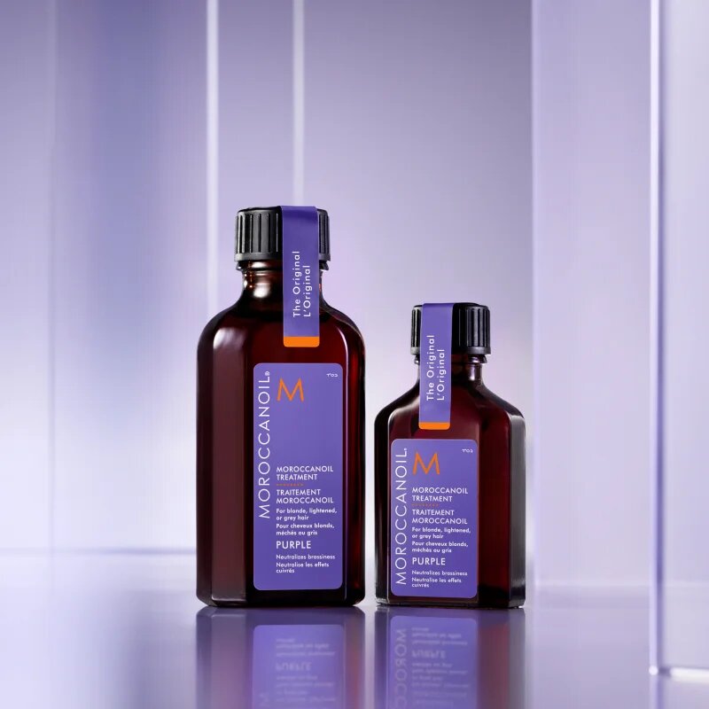 Moroccanoil Treatment Purple hranilno olje za blond in sive lase 50 ml