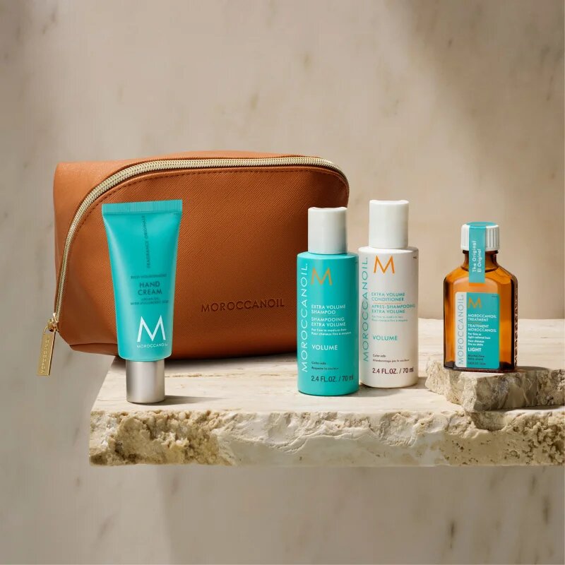 Moroccanoil Volume Kit potovalni set za kozmetiko 4 kos