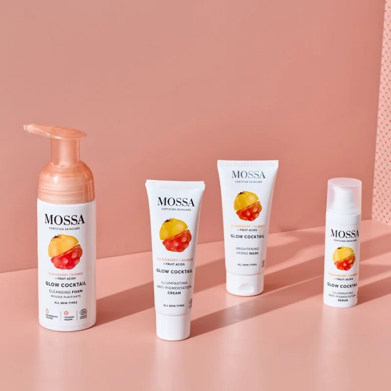 Mossa Glow Coctail čistilna pena za obraz 150 ml