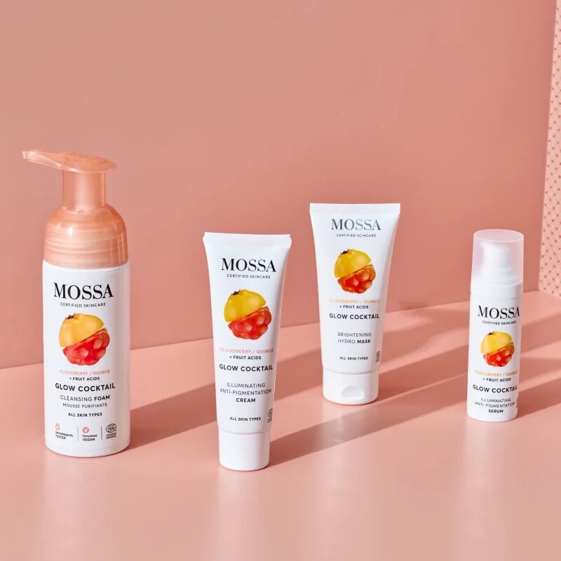 Mossa Glow Coctail krema za obraz proti pigmentnim madežem 50 ml