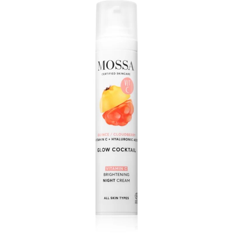 Mossa Glow Coctail posvetlitvena nočna krema 50 ml