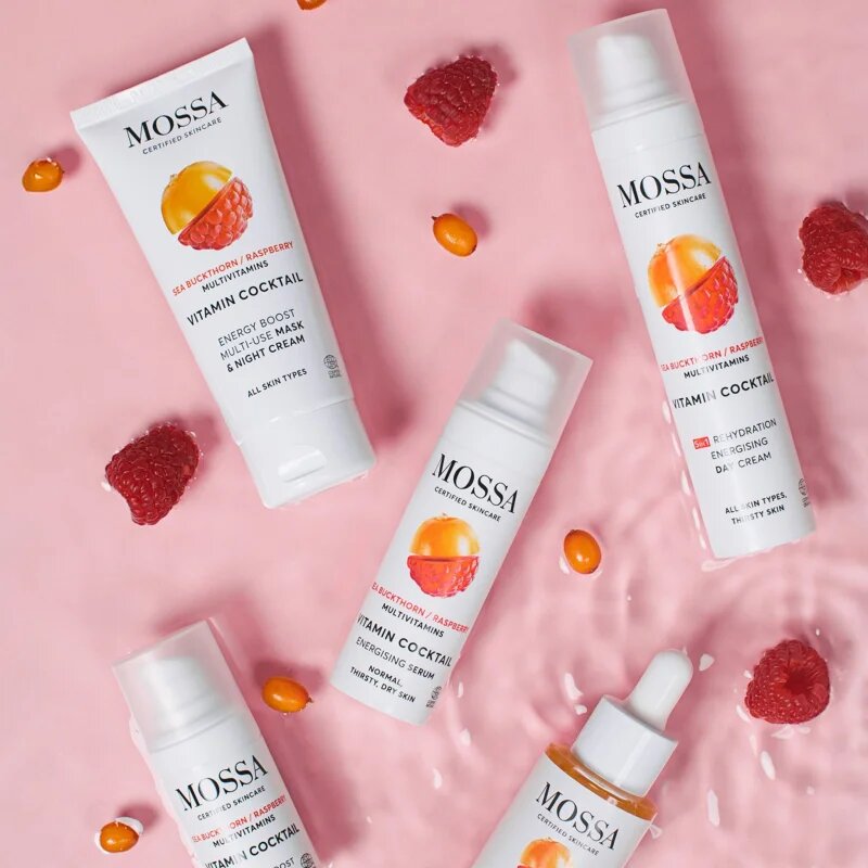 Mossa Vitamin Cocktail revitalizacijska krema in maska za obraz 60 ml