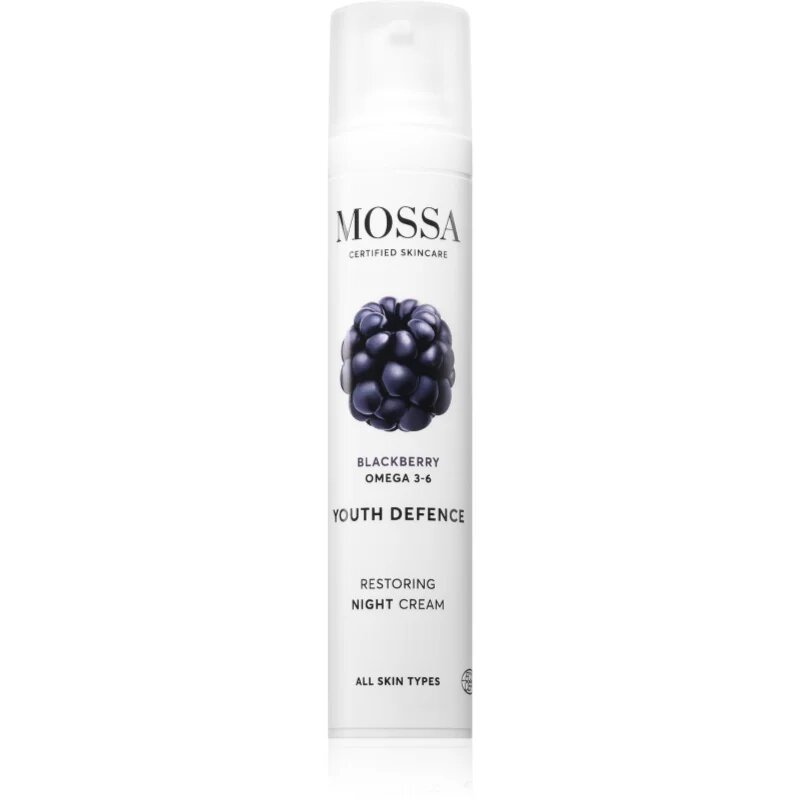 Mossa Youth Defence obnovitvena nočna krema 50 ml