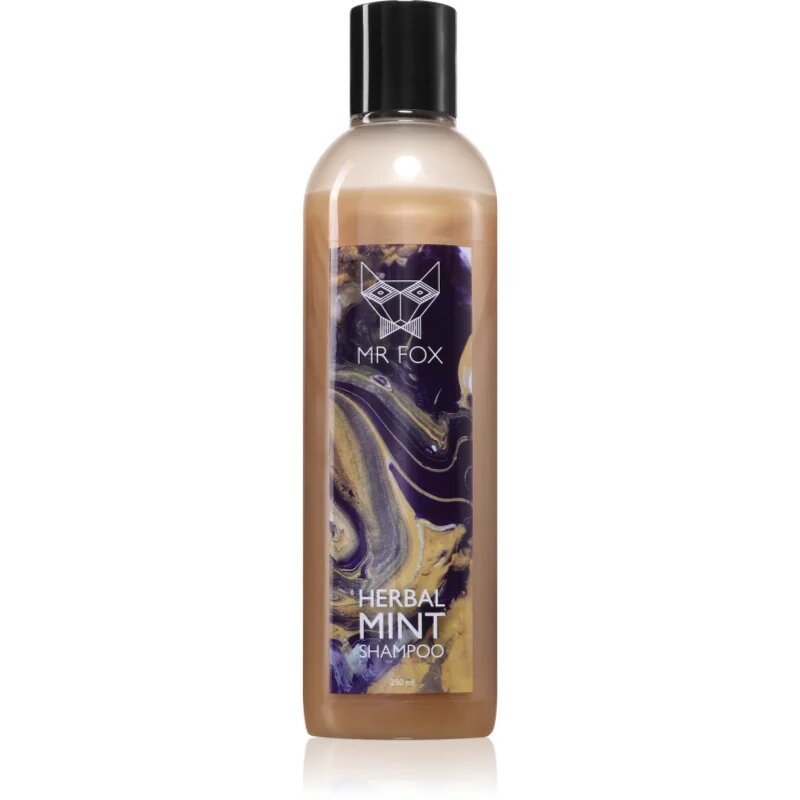 MR FOX Herbal Mint Shampoo zeliščni šampon za moške 250 ml