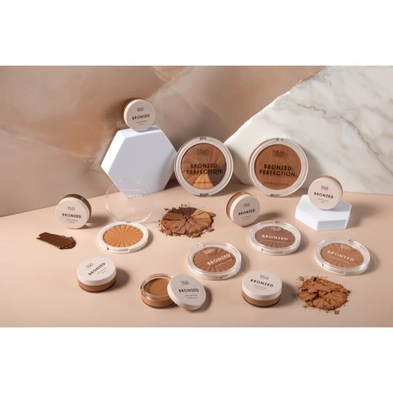 MUA Makeup Academy Bronzed bronz puder odtenek 100 8.5 g