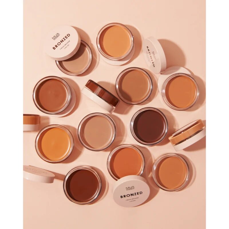 MUA Makeup Academy Bronzed kremasti bronzer odtenek Caramel 14 g