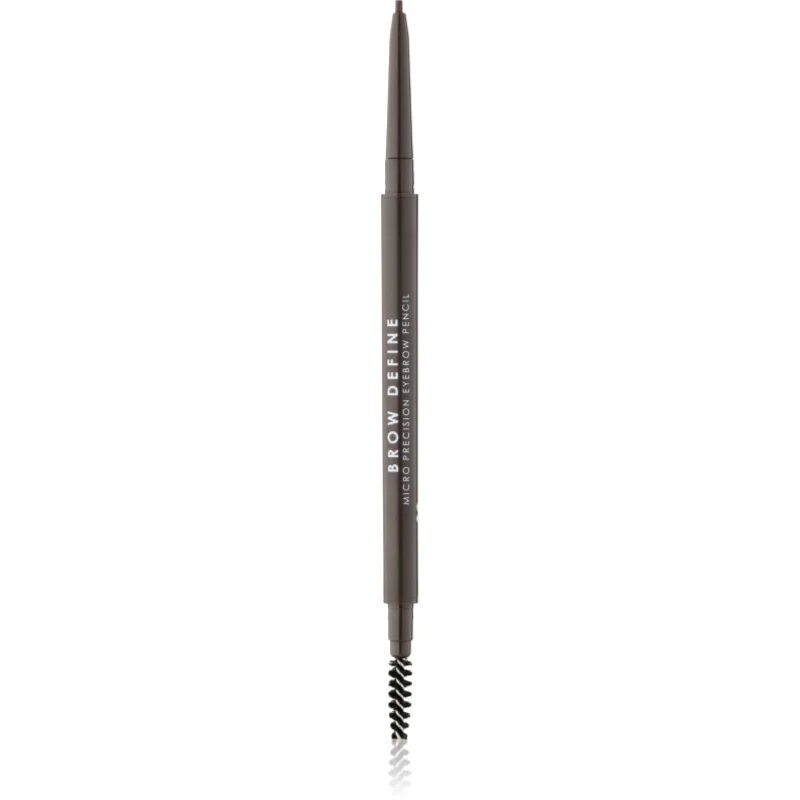 MUA Makeup Academy Brow Define natančni svinčnik za obrvi s krtačko odtenek Dark Brown 0.05 g