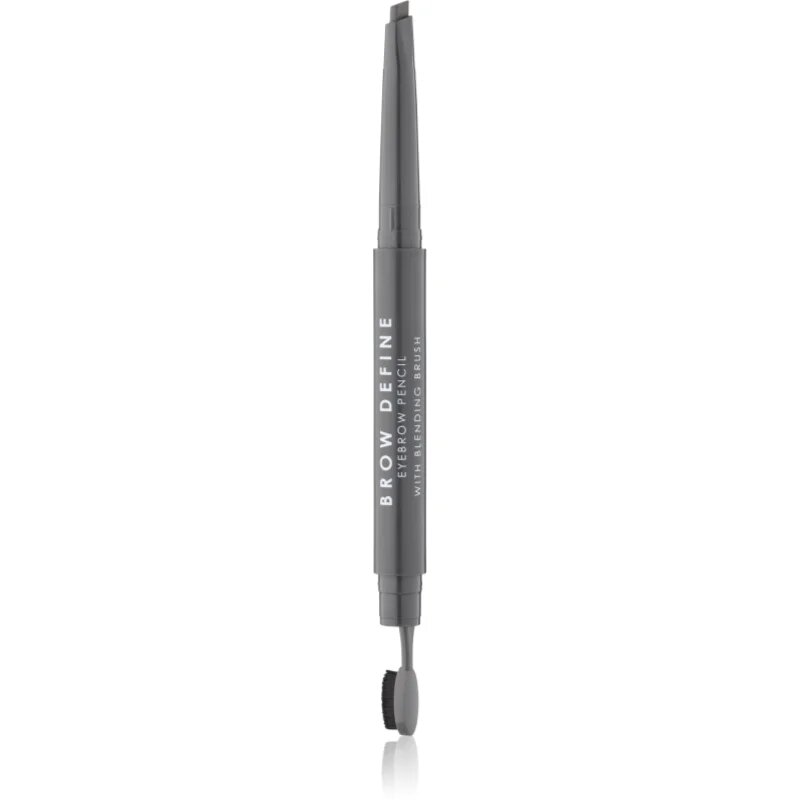 MUA Makeup Academy Brow Define svinčnik za obrvi s krtačko odtenek Grey 0.25 g