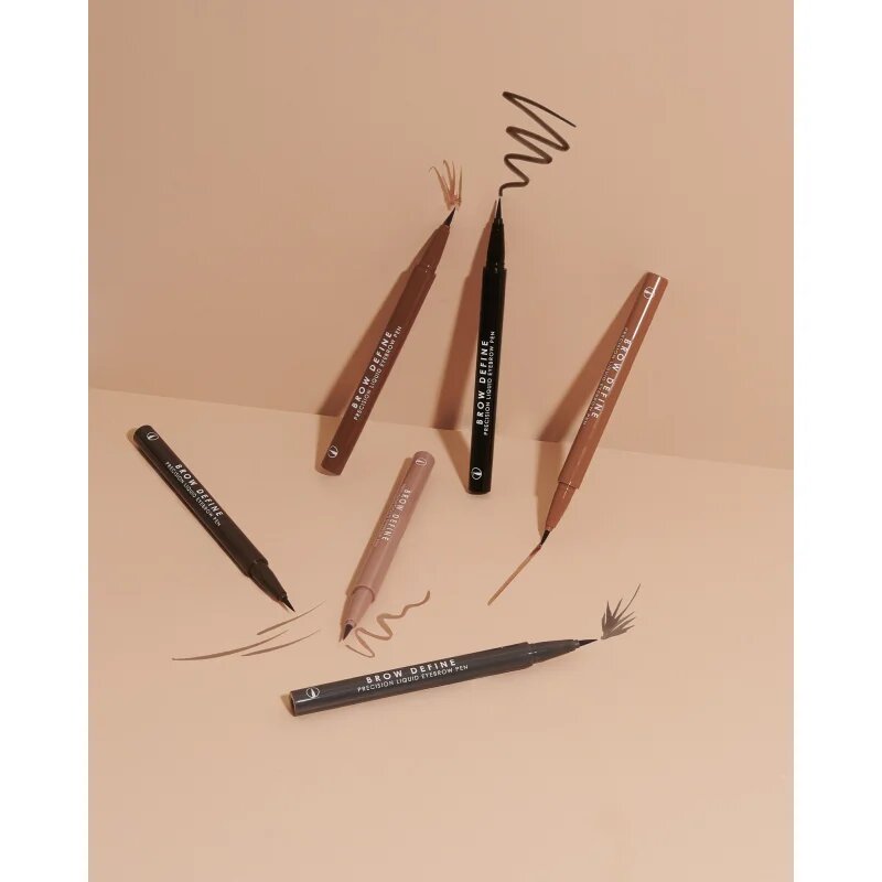 MUA Makeup Academy Brow Define tekoče črtalo za obrvi odtenek Dark Brown 0.5 ml